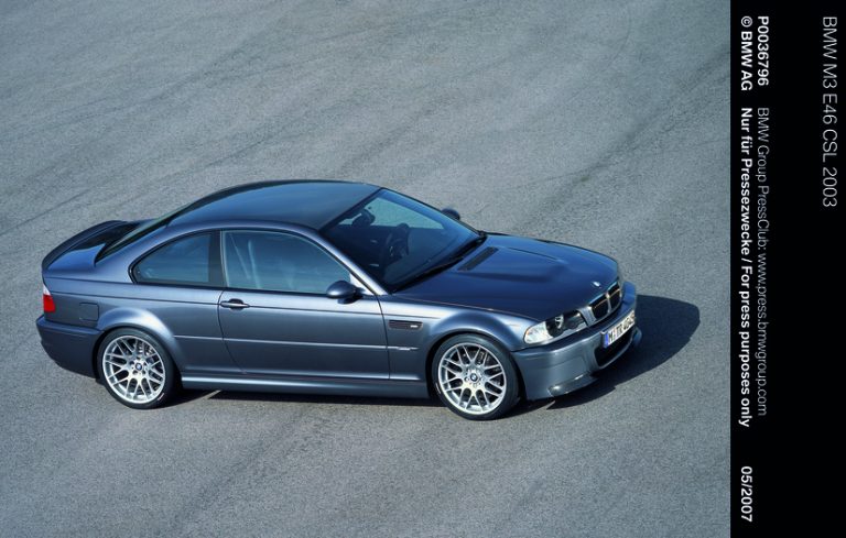 foto de prensa bmw e46 csl