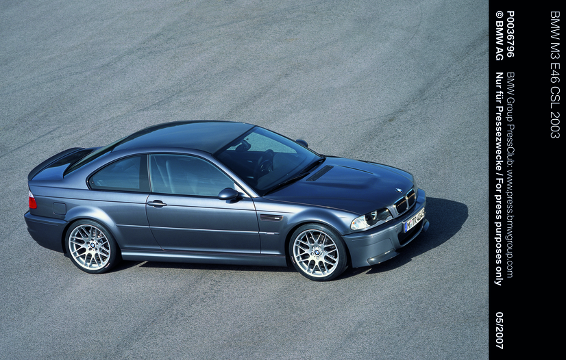 foto de prensa bmw e46 csl